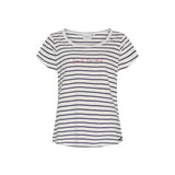 Sea Ranch SR_Delilah Short Sleeve Tee 1006 Pearl/SR Navy