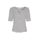 Sea Ranch SR_Mila Short Sleeve Tee 1006 Pearl/SR Navy