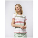 Sea Ranch SR_Trille Short Sleeve Tee 8006 Multistripe Pink