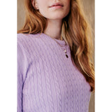 Redgreen Women Simone Cable Knit Knit 082 Lavendel