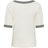 Redgreen Women Snee T-shirt Short Sleeve Tee 010 White