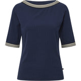 Redgreen Women Snee T-shirt Short Sleeve Tee 068 Navy
