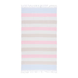 Sea Ranch Striped Beach Towel Towels 8006 Multistripe Pink
