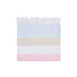 Sea Ranch Striped Beach Towel Towels 8006 Multistripe Pink