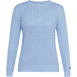 Redgreen Women Susan Cable strik Knit 462 Light Blue Melange