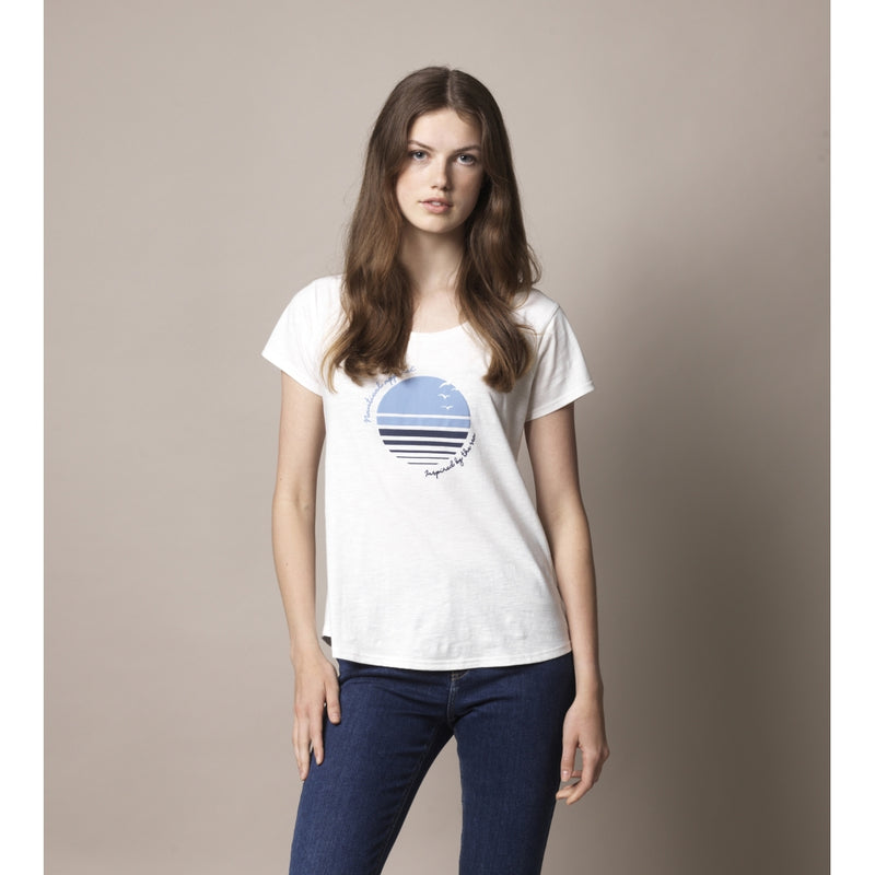 Sea Ranch Aia Short Sleeve Tee Short Sleeve Tee 1001 Pearl
