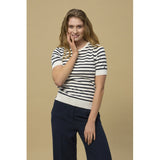 Redgreen Women Aimee knit Knit 119 Off White Stripe