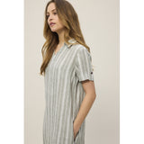 Redgreen Women Alison Dress Dresses / Shirts 170 Green Pastel Stripe