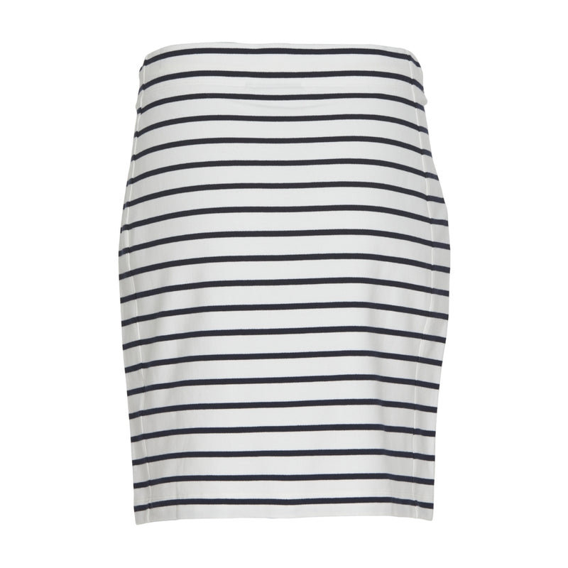 Sea Ranch Anjelica Striped Skirt Skirts 1006 Pearl/SR Navy