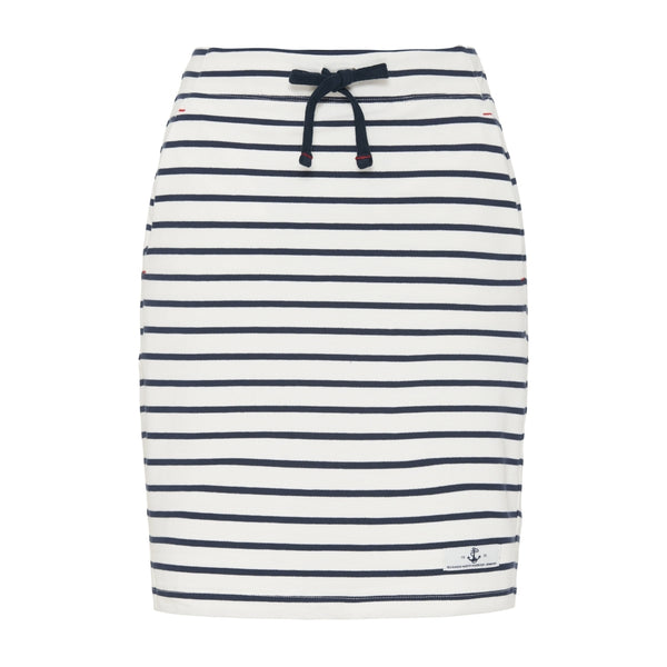 Sea Ranch Anjelica Striped Skirt Skirts 1006 Pearl/SR Navy