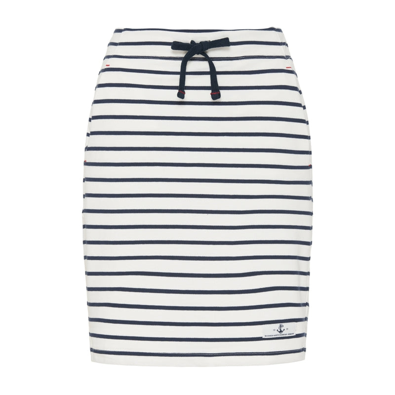 Sea Ranch Anjelica Striped Skirt Skirts 1006 Pearl/SR Navy