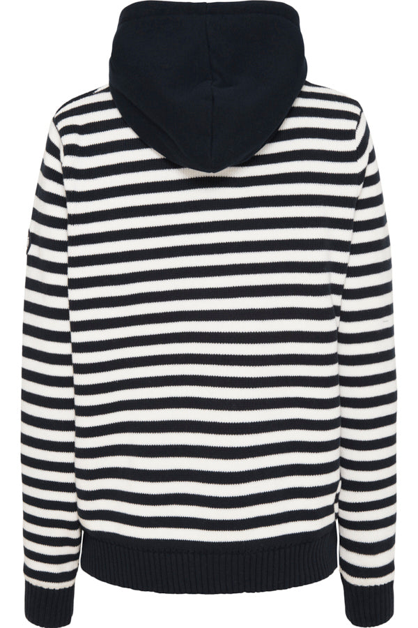 Sea Ranch Annelie Striped Windbreaker Windbreaker 4005 Dark Navy/Pearl