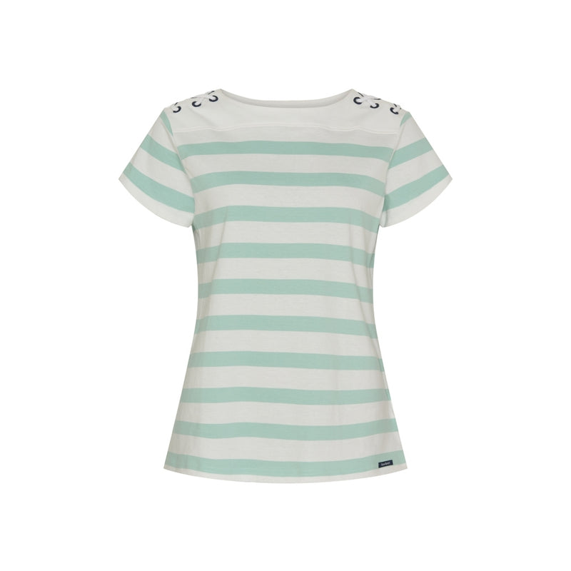 Sea Ranch Anny Tee Short Sleeve Tee 1108 Pearl / Mint Green