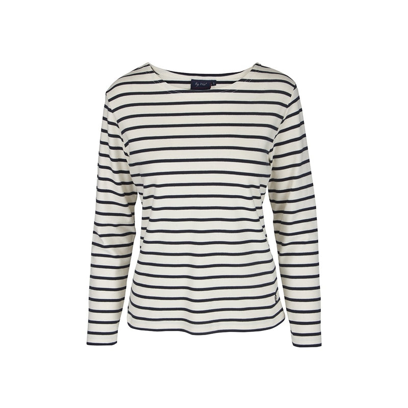 Sea Ranch Antibes Striped Long Sleeve Tee Long Sleeve Tee 1009 Ecru/SR Navy