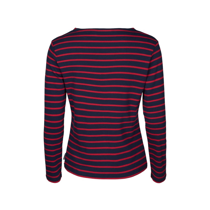 Sea Ranch Antibes Striped Long Sleeve Tee Long Sleeve Tee 4046 SR Navy/SR Red