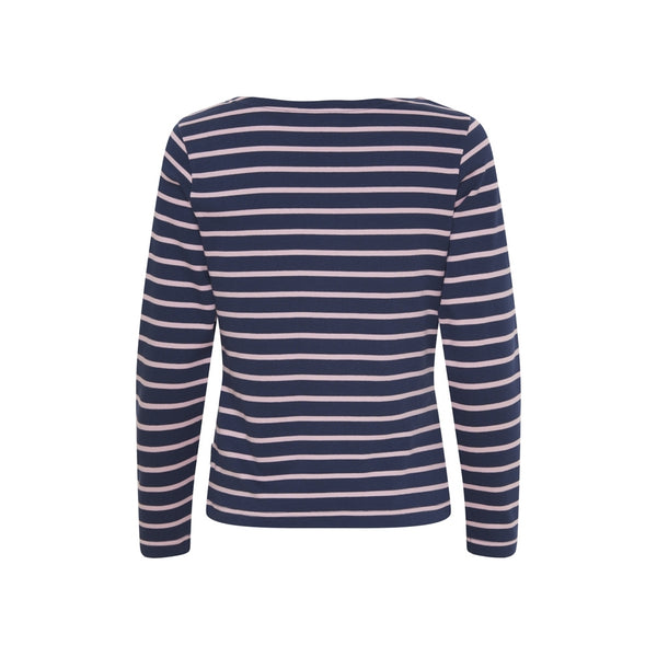 Sea Ranch Antibes Striped Long Sleeve Tee Long Sleeve Tee 4226 SR Navy/ Lilac