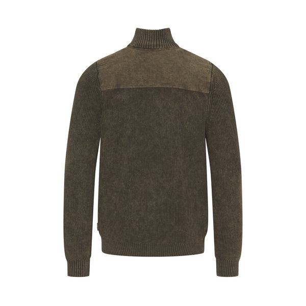 Sea Ranch Archie Half Zip Knit 1996 Dark Brown