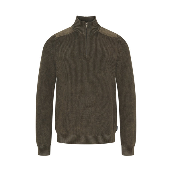 Sea Ranch Archibald Half Zip Knit 1996 Dark Brown