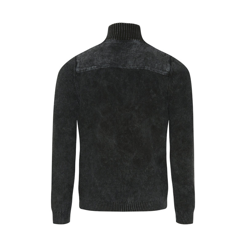 Sea Ranch Archie Half Zip Knit 9999 Black