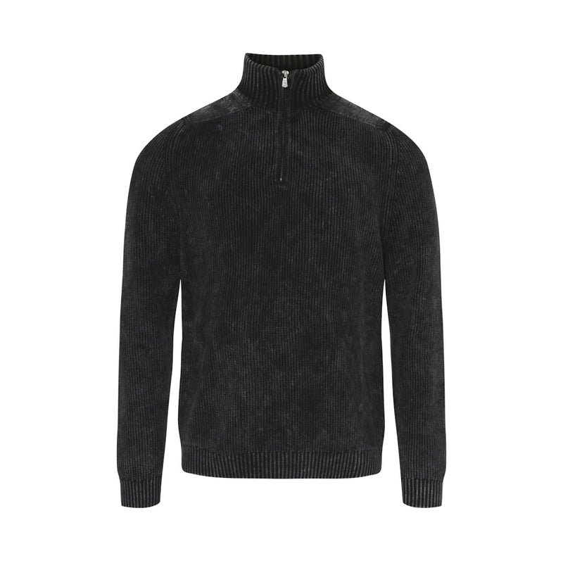 Sea Ranch Archie Half Zip Knit 9999 Black