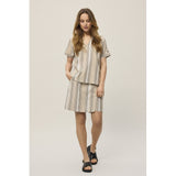 Redgreen Women Asa Shirt Dresses / Shirts 122 Light Sand Stripe