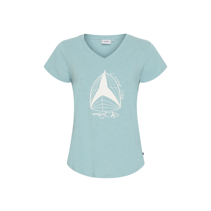 Sea Ranch Asta Tee Short Sleeve Tee 4094 Aqua Blue