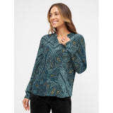 Redgreen Women Atika Shirt Dresses / Shirts 377 Olive Paisley