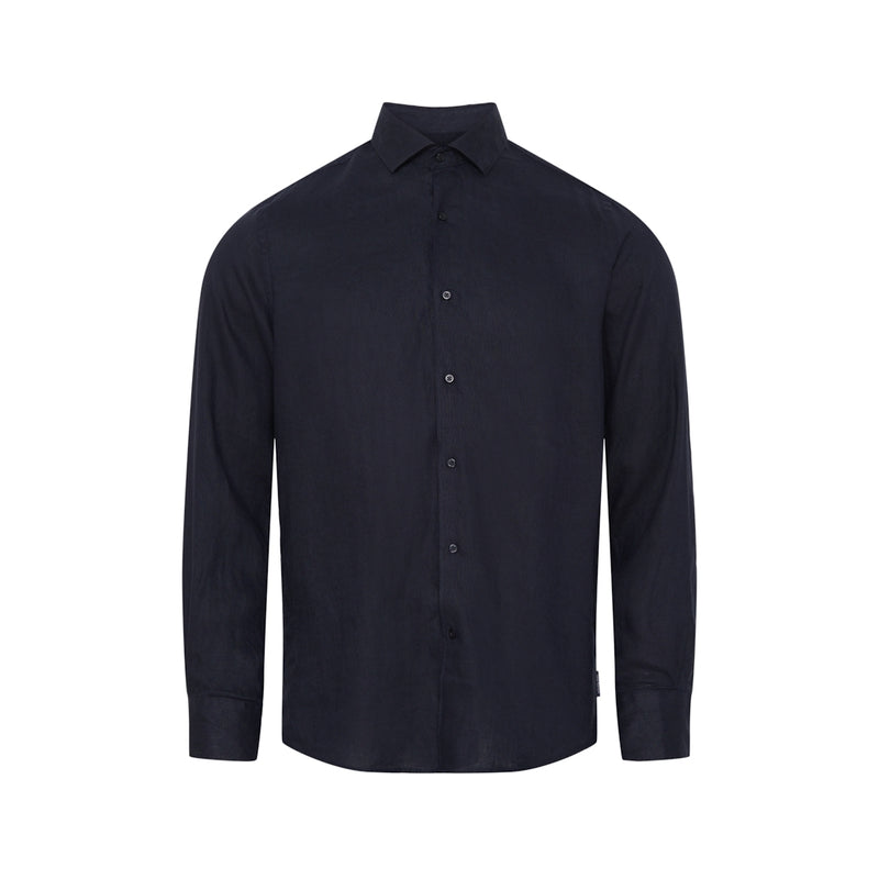 Sea Ranch Bastian Linen Shirt Shirts 068 Navy