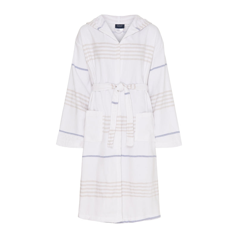 Sea Ranch Bathrobe Towels 1085 White/Oxford Tan