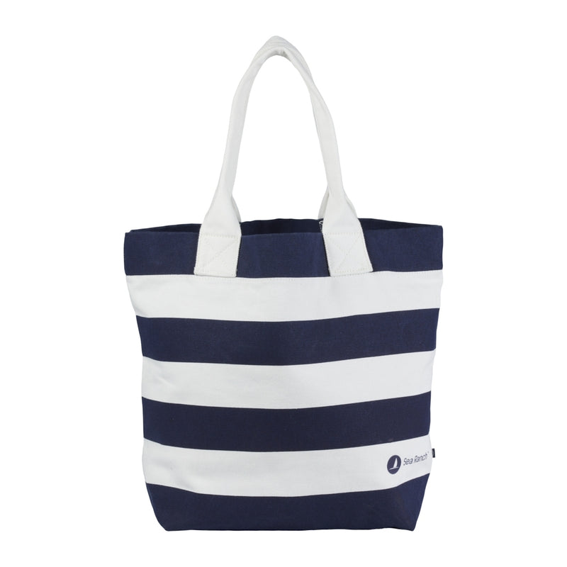 Sea Ranch Beach Bag Bags 1009 Ecru/SR Navy