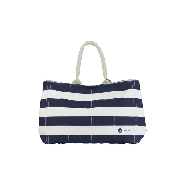 Sea Ranch Beach Bag shopper Bags 1009 Ecru/SR Navy