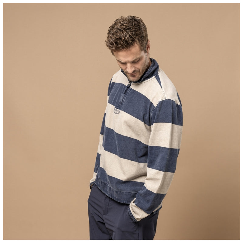 Sea Ranch Bertram Half Zip Sweat Sweats 4124 SR Navy/Camel