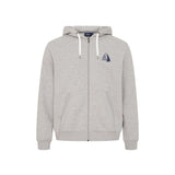 Sea Ranch Bob Zip Hood Sweat Sweats 9014 Grey Melange