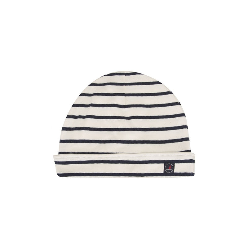 Sea Ranch Breton Striped Beanie Beanies 1009 Ecru/SR Navy