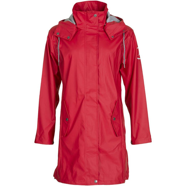 Sea Ranch Brooke Solid Raincoat Jackets and Coats 3000 SR Red