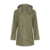 Sea Ranch Brooke Solid Raincoat Jackets and Coats 5020 Army Green