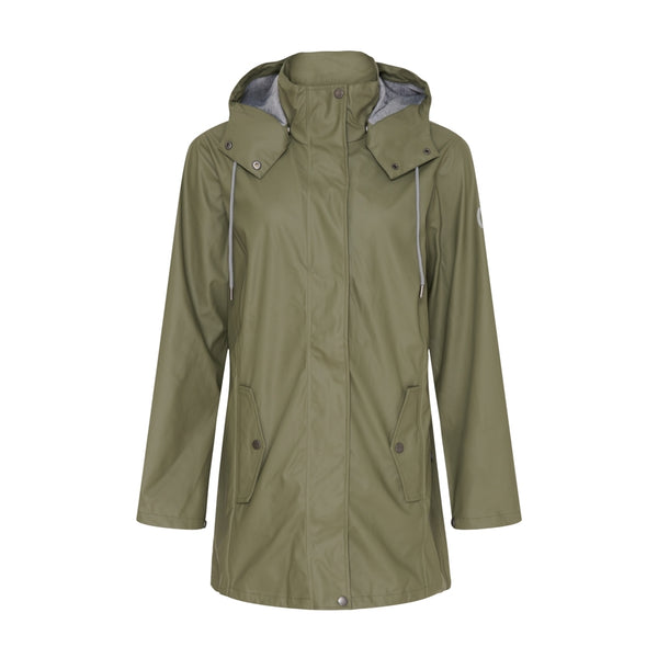 Sea Ranch Brooke Solid Raincoat Jackets and Coats 5020 Army Green