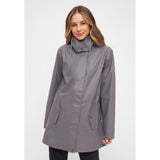 Sea Ranch Brooke Solid Raincoat Jackets and Coats 9037 Concrete