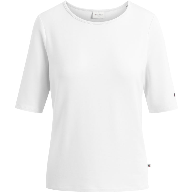 Redgreen Women Cajsa kortærmet t-shirt Short Sleeve Tee 010 White