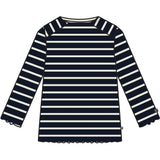 Redgreen Women Cambridge Long Sleeve Tee 169 Dark Navy Stripe