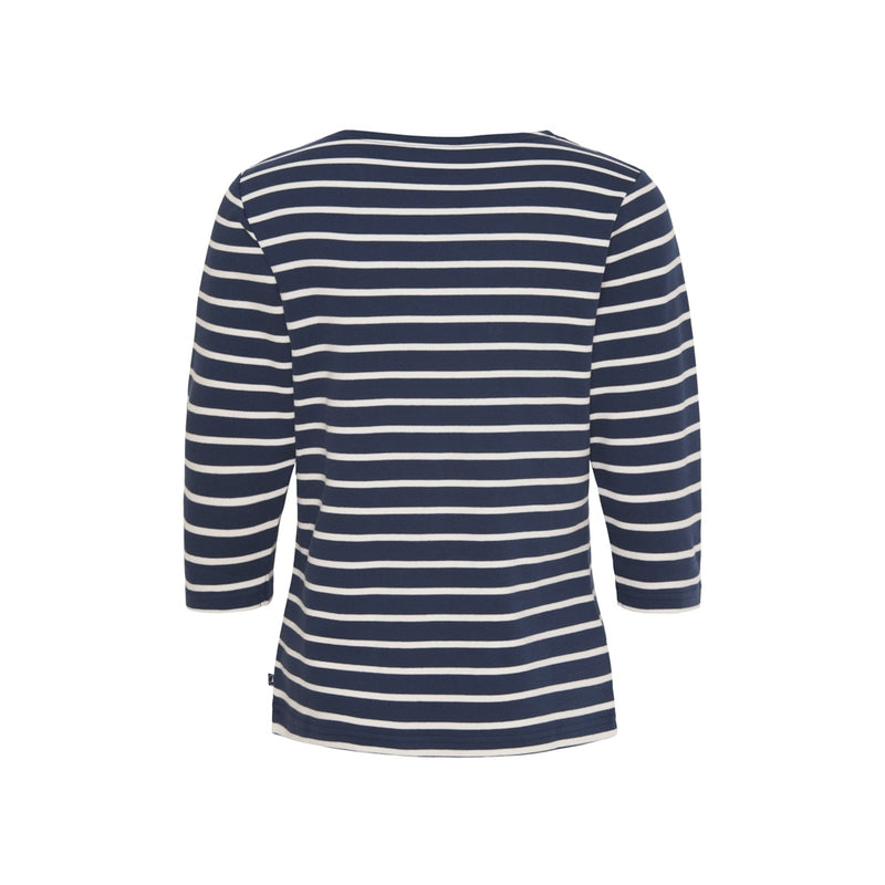 Sea Ranch Cannes 3/4 sleeve Tee Long Sleeve Tee 4017 SR Navy/Ecru