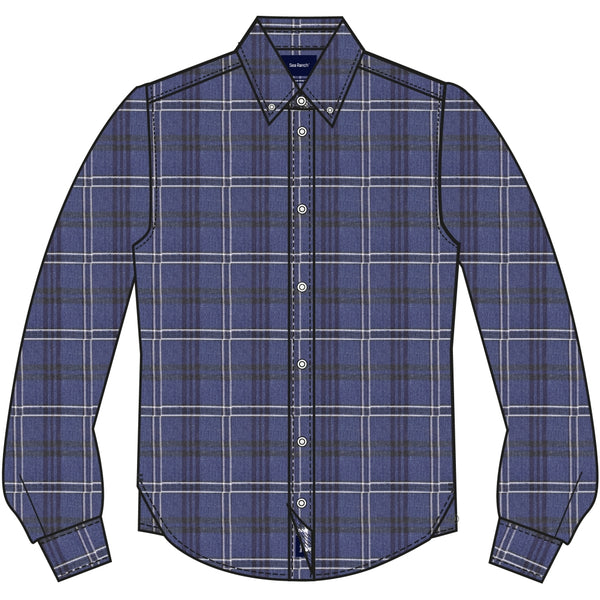 Sea Ranch Carson Shirt Shirts 4030 SR Navy/White Check