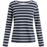 Redgreen Women Catalina long sleeve T-shirt Long Sleeve Tee 168 Navy Stripe