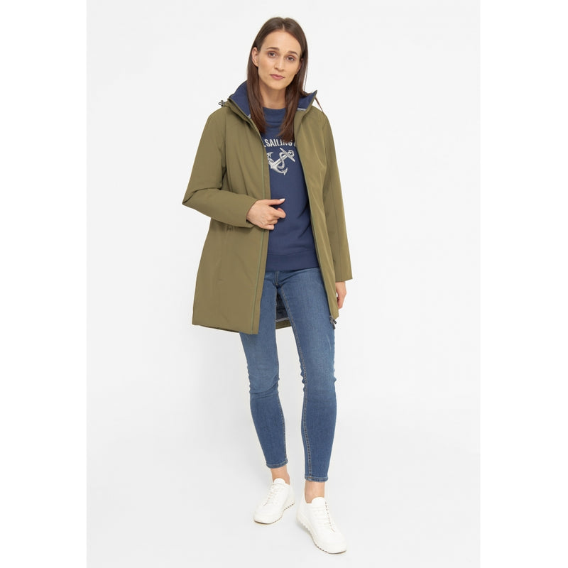 Sea Ranch Cathrine Parka Coat Jackets and Coats 5009 Olive