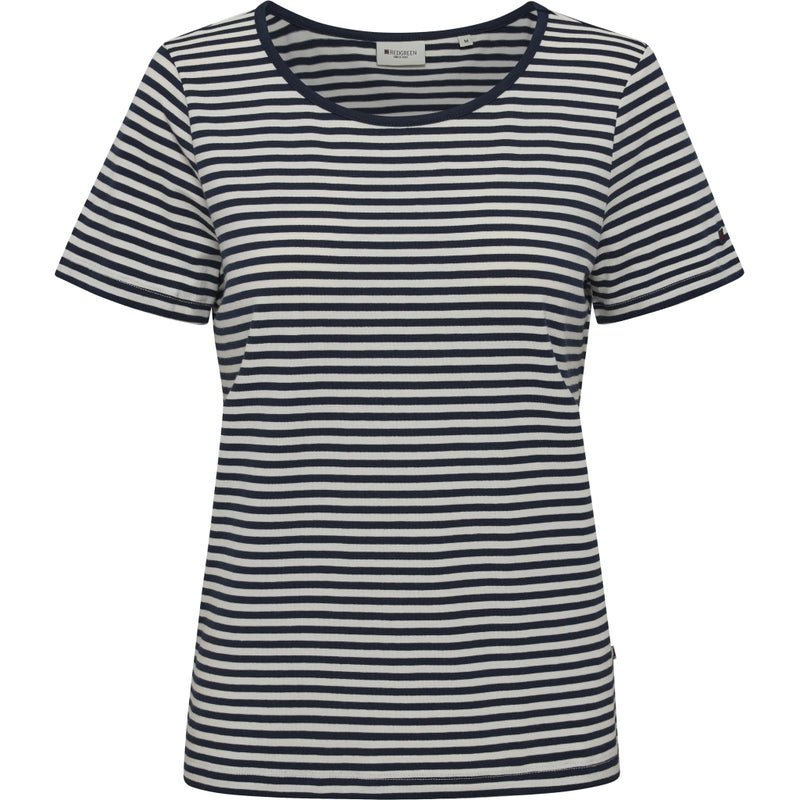 Redgreen Women Cecilie Tee Polo 169 Dark Navy Stripe