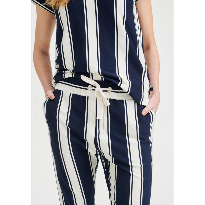 Redgreen Women Celene Pants Pants and Shorts 168 Navy Stripe