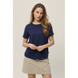 Redgreen Women Celina T-shirt Short Sleeve Tee 068 Navy