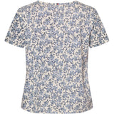 Redgreen Women Celina T-shirt Short Sleeve Tee 363 Blue Pattern