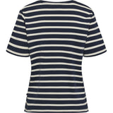 Redgreen Women Cemille T-shirt Short Sleeve Tee 168 Navy Stripe