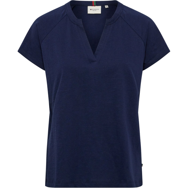 Redgreen Women Charlot Tee Short Sleeve Tee 068 Navy